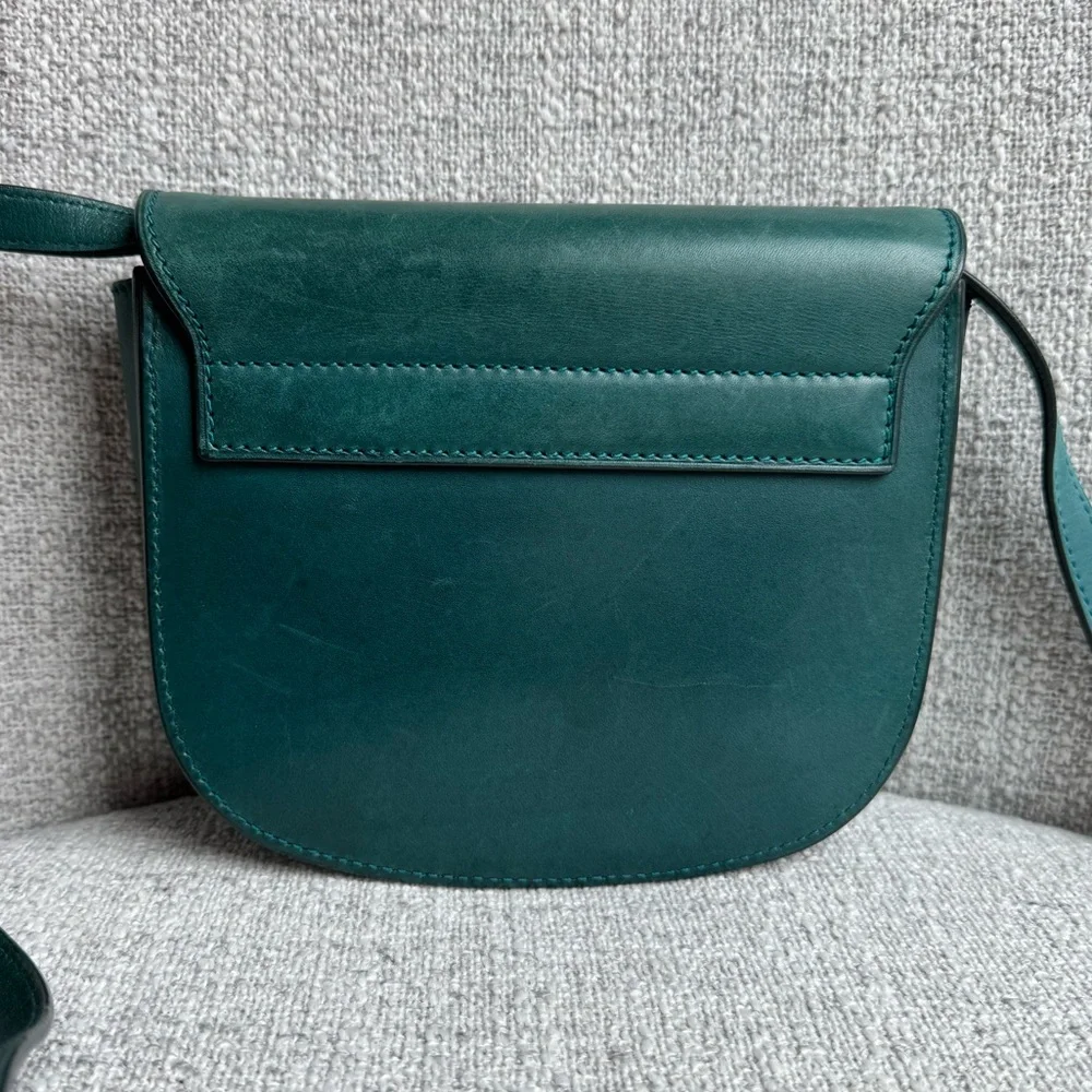 Saint Laurent Kaia Crossbody in Green Leather - Picture 4 of 16
